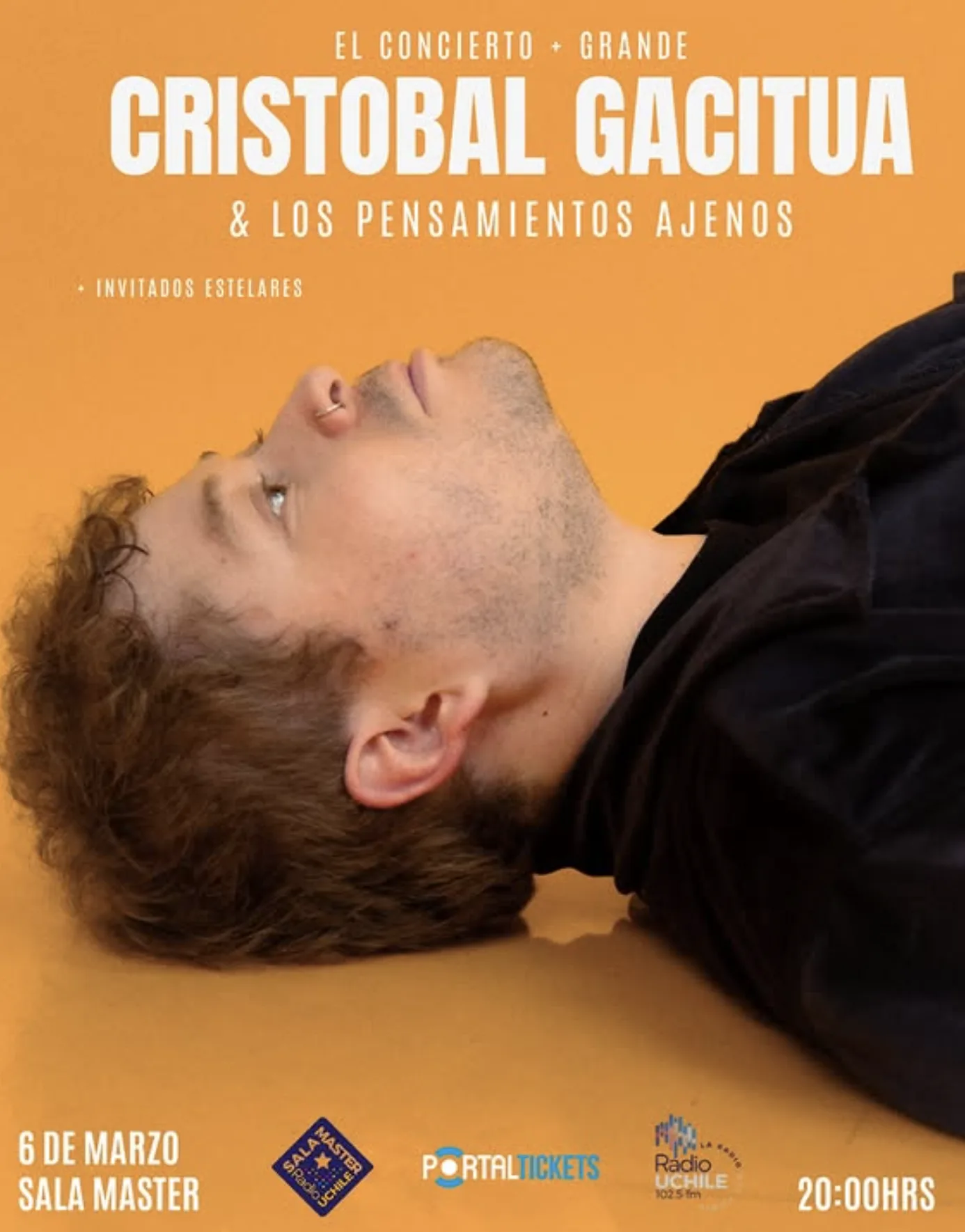 El concierto + grande — Cristóbal Gacitúa & los Pensamientos Ajenos, 6 de marzo en Sala Master